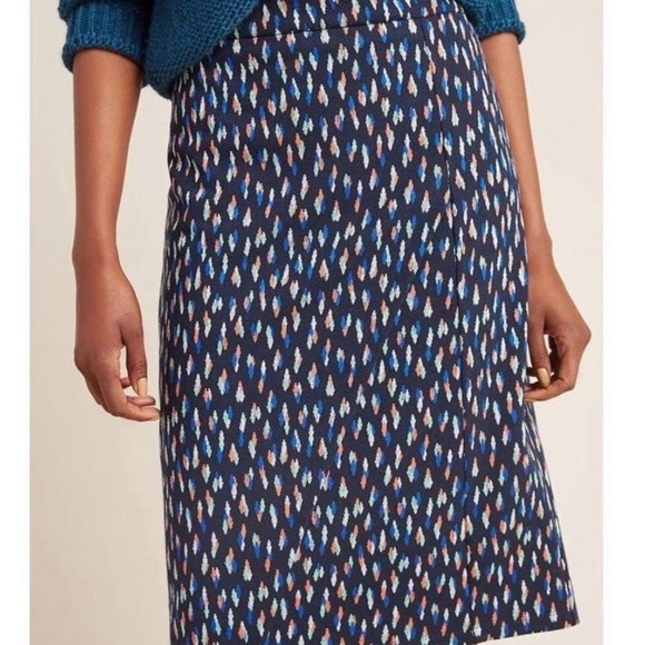 Maeve by Anthropologie “Debra” faux wrap skirt sz 6 NWT - Picture 2 of 6